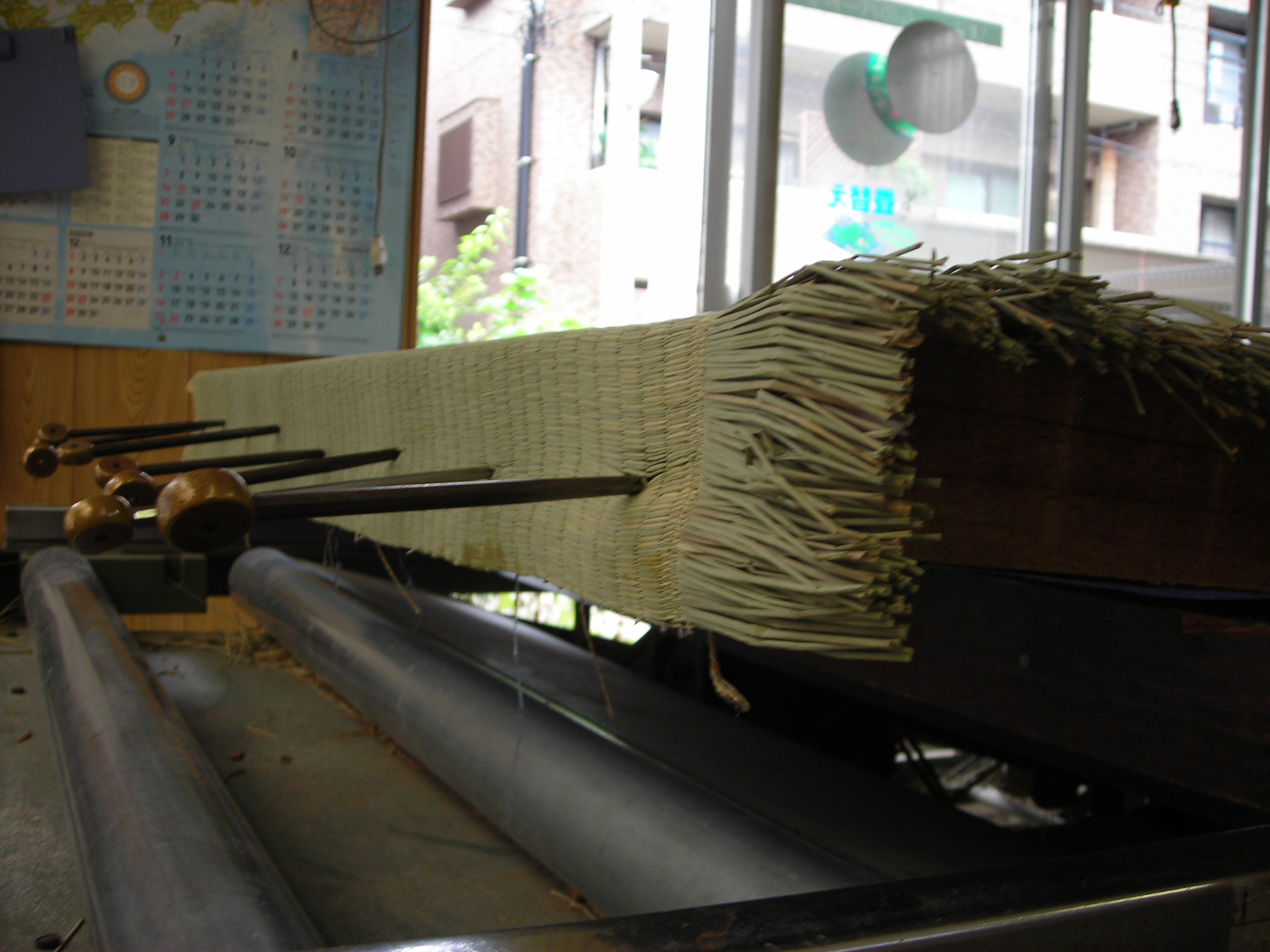 Fabrication d'un tatami